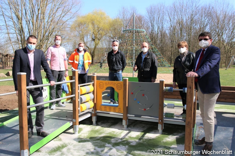 Die Inklusionsspielgeräte sind nun für die Nutzung freigegeben.