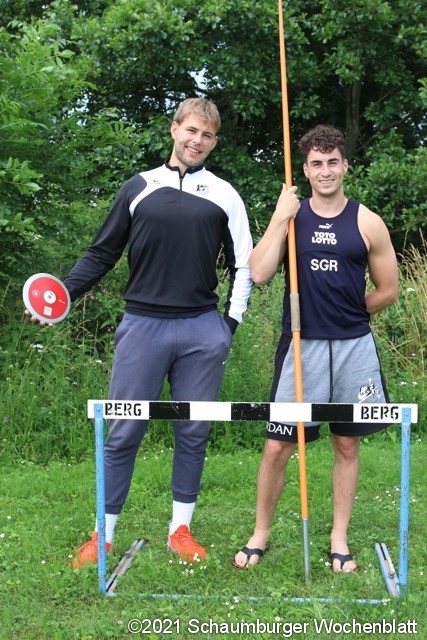 Hannes Lange (li.) und Marco Schulz sorgen für drei Titel.