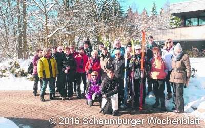 Winterwetter genossen