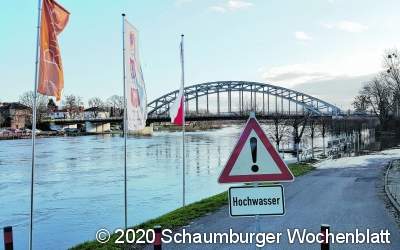 Steigende Pegel lösen Warnstufe 