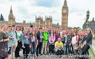 S-Club der Sparkasse Schaumburg auf Tour in London