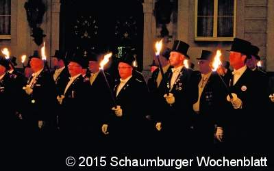Großer Zapfenstreich vor dem Schloss