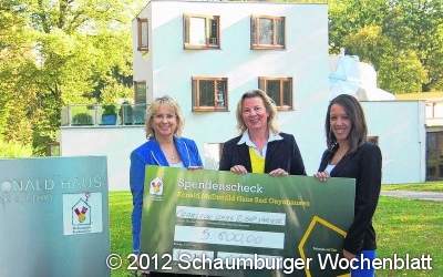 5.800 Euro für das Ronald McDonald Haus