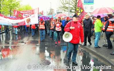 Warnstreik für mehr Lohn