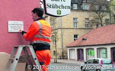 Neue Gedenktafeln für verdiente Rintelner