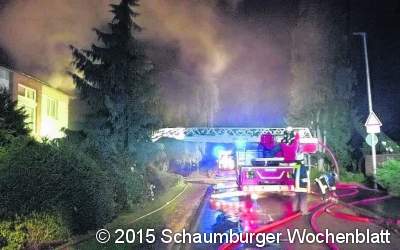Wohnhaus in Brand
