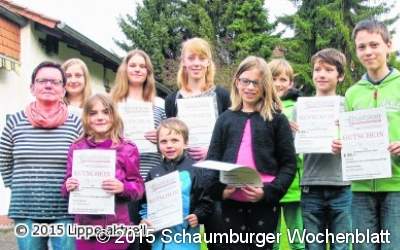Stolz auf die erzielte Leistung