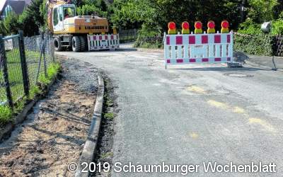 Straßenbau sorgt für Behinderungen
