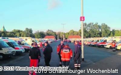 Johanniter sind bei der Evakuierung nach Hannover-Bombenfund dabei