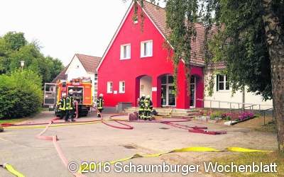 Brand in Grundschule