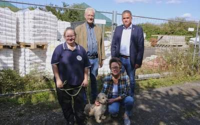 Mehr Fläche für
die Tierauffangstation