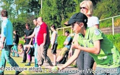 Kugeln rollen am Kalkofen