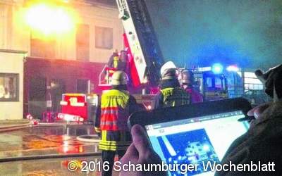 Rettungsübungen mit dem Tablet