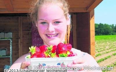 Vom heimischen Erdbeerfeld geht es auf die grüne Insel