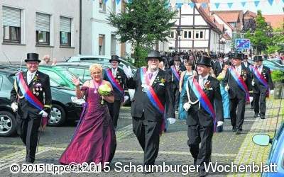 Wegstrecken der Festumzüge