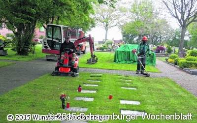 Gestaltungsänderungen für Friedhof