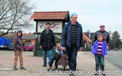 Frühjahrsputz mit einigen Flüchtlingen