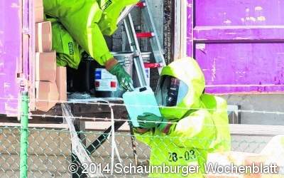 Sälzsaure sorgt für Großeinsatz