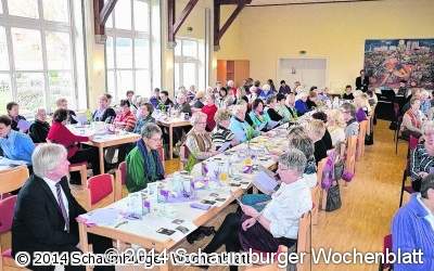 Der Landesbischof ist bei Damen zu Gast