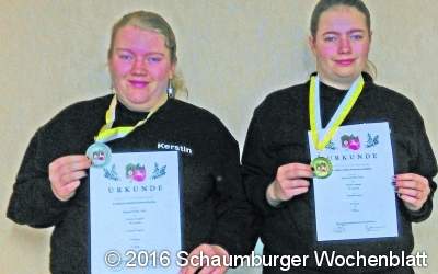 Treppchen für die Bogenschützinnen