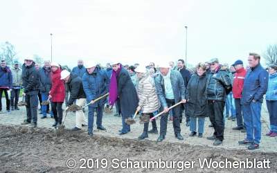 Spatenstich für das 