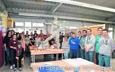 Projekt-Kunstwerke werden ausgestellt