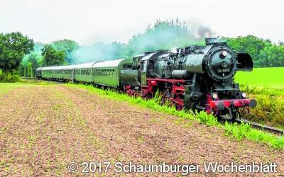 Mit der Dampflok 