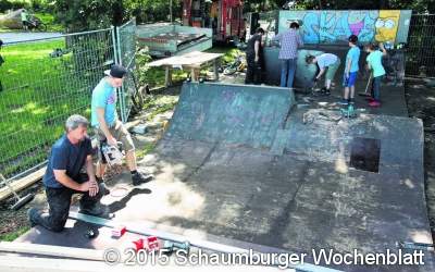 Skate Ramp ist wieder topfit