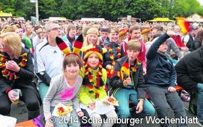 Mitfiebern beim Finale gegen Argentinien