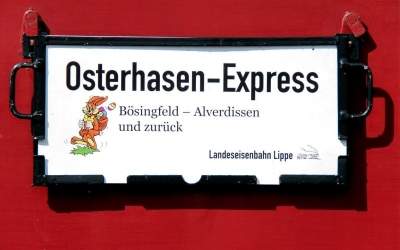 Bahn frei für den Osterhasenexpress