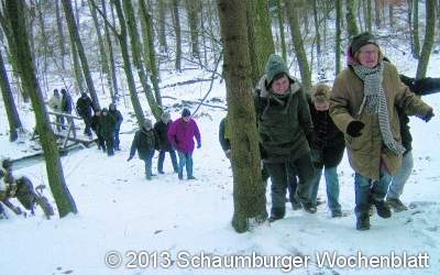 Wanderung im Schnee