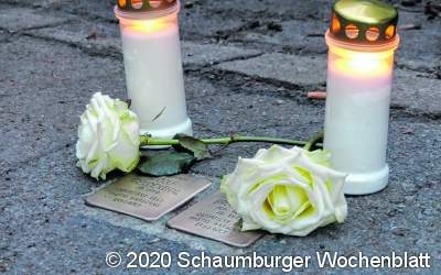 Neue Stolpersteine auf dem Bürgersteig