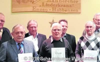 Männerchor startet in Jubiläumsjahr