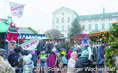 Gemütliches Hüttendorf auf dem Amtsplatz