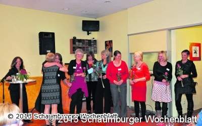 Gute Wünsche für die Frauen mit Herz