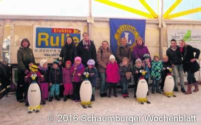 Mit Pinguinen um die Wette gelaufen