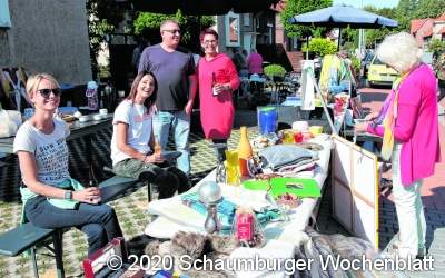 Flohmarktstände geben
Gelegenheit zur Begegnung
