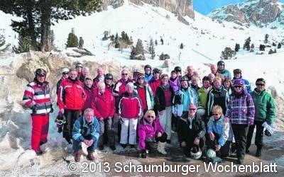 Wintersport in den Dolomiten