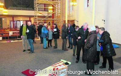 Besucher staunen über Fortschritte