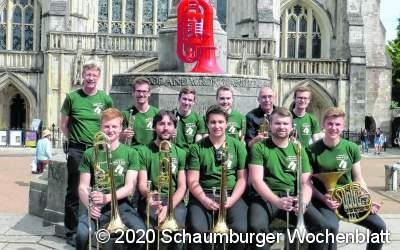 Die Blechbläser
spielen auf