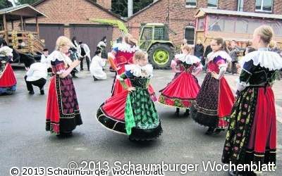 Fahrt auf Erntewagen
