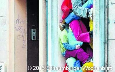 Körper als Teil der Stadtarchitektur