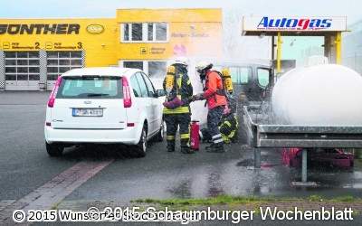 Feuerwehr probt Ernstfall zum Thema Autogas