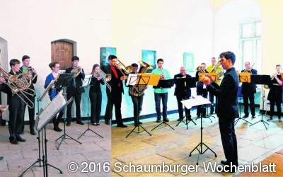 Trompeten, Tuben und Trombone