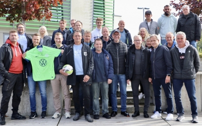 Bundesligaspiel und Treffen mit Weltmeister