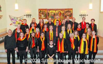 Chor hält an
Konzert fest