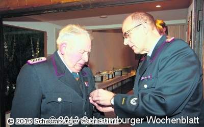 Bereits 70 Jahre der Feuerwehr treu