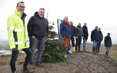 „Weihnachtsbaum-Aktion“ auf der Halde