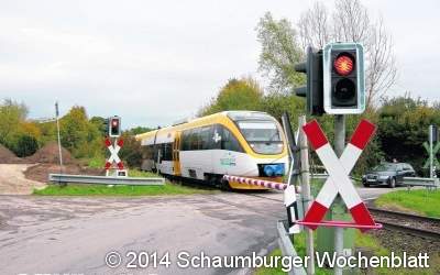 Bahnstrecke gesperrt