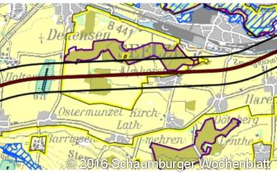 Strecke durchschneidet Stadtgebiet